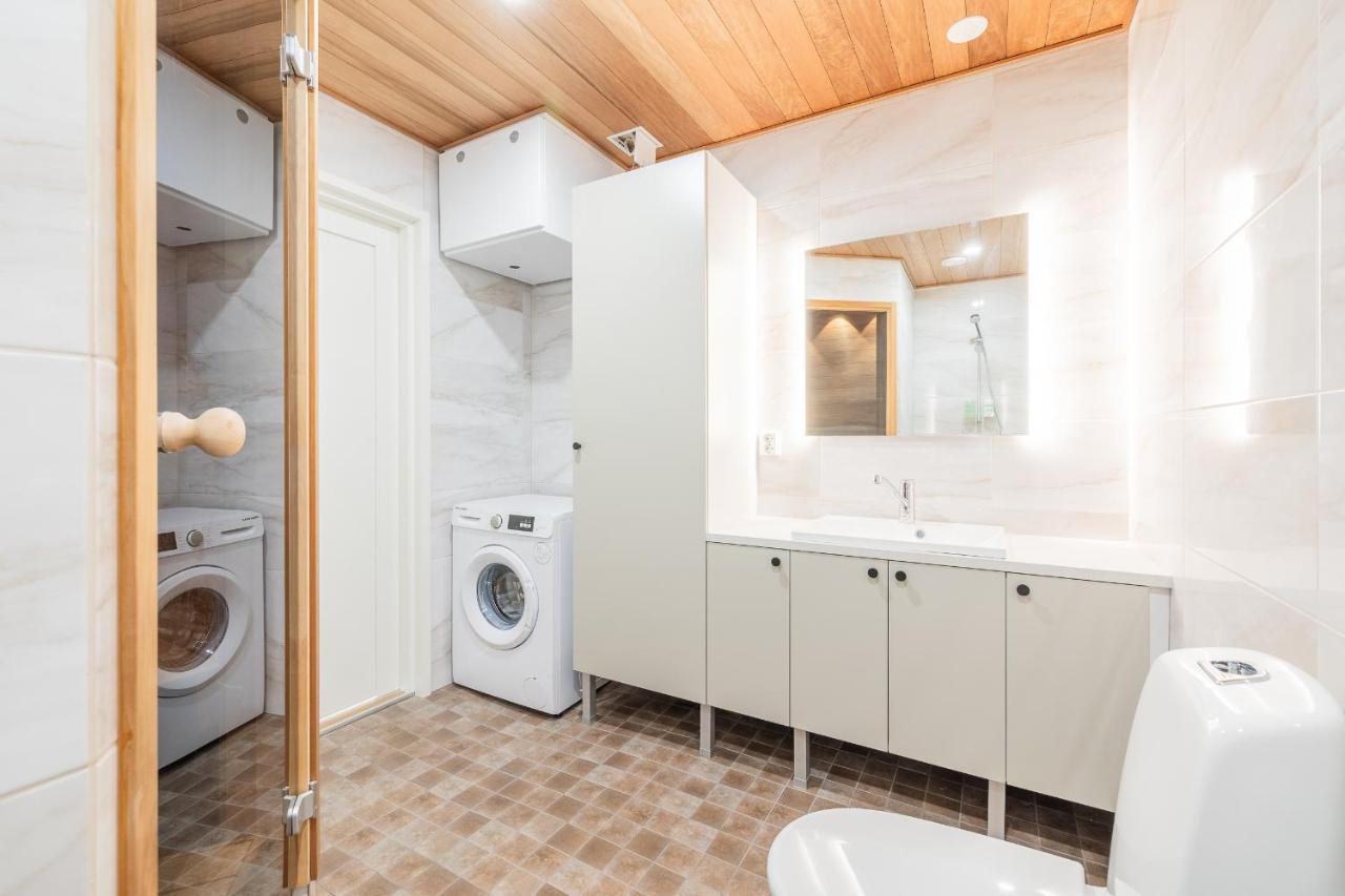 Nordic Wooden House Apartment Rovaniemi Bagian luar foto
