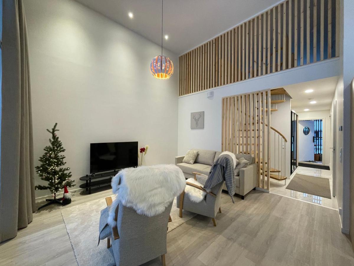 Nordic Wooden House Apartment Rovaniemi Bagian luar foto